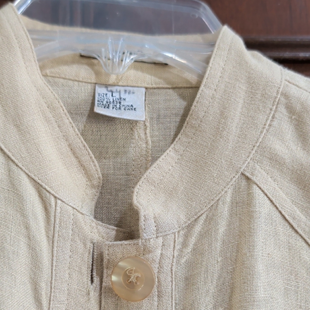 Utility Jacket in Light Tan - Picture 4 of 7